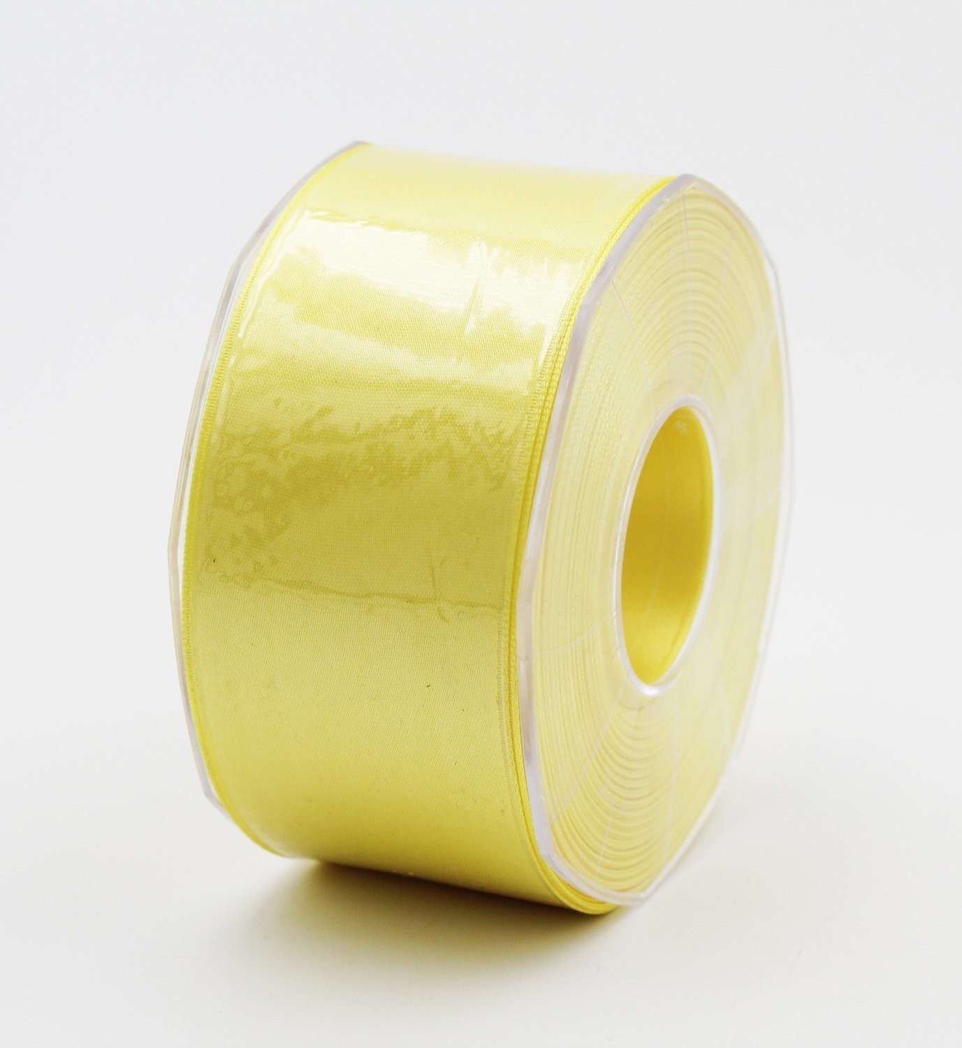 Furlanis nastro di raso giallo chiaro colore 428 mm. 48 Mt. 25