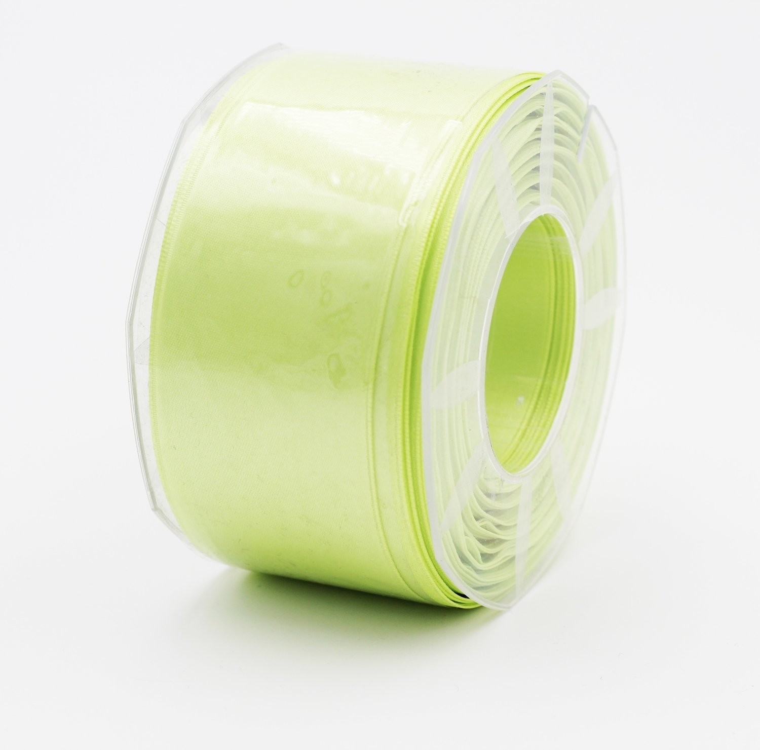 Furlanis nastro di raso verde chiaro colore 119 mm. 48 Mt. 25
