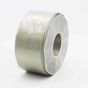 Furlanis nastro di raso verde salvia colore 15 mm. 48 Mt. 25