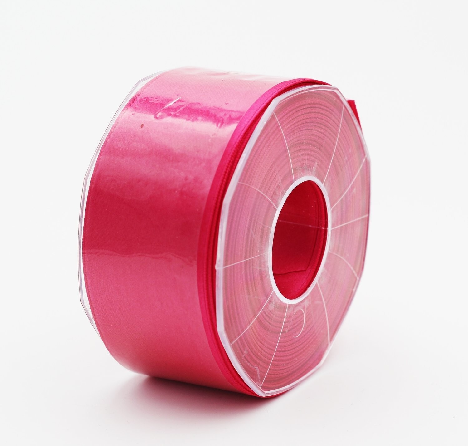 Furlanis nastro di raso fuxia scuro colore 26 mm. 48 Mt. 25