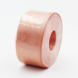 Furlanis nastro di raso cipria scuro colore 25 mm. 48 Mt. 25