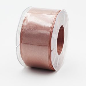 Furlanis nastro di raso marrone chiaro colore 56 mm. 48 Mt. 25