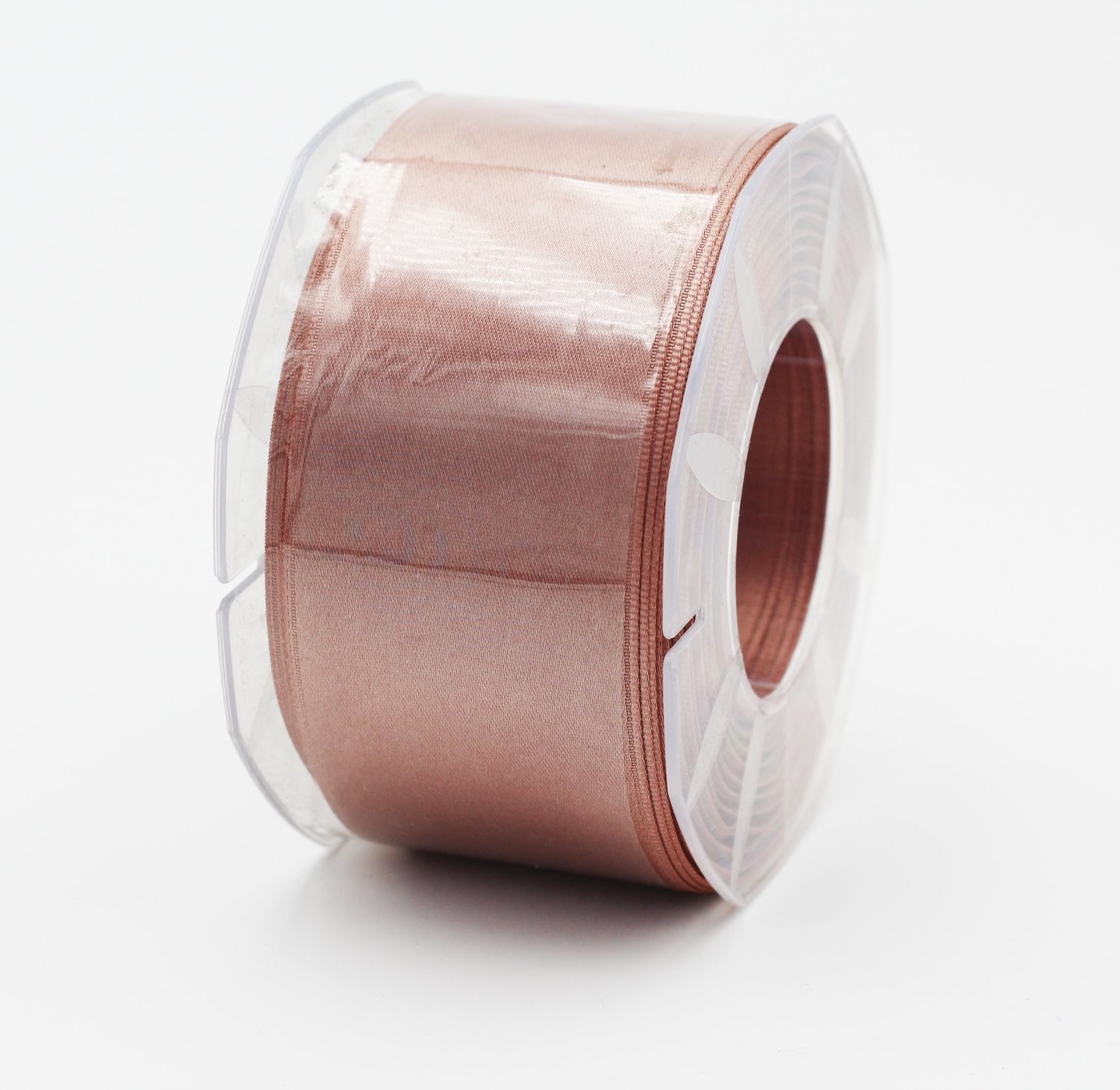 Furlanis nastro di raso marrone chiaro colore 56 mm. 48 Mt. 25 - immagine 2