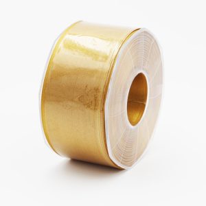 Furlanis nastro di raso giallo ocra colore 1085 mm. 48 Mt. 25