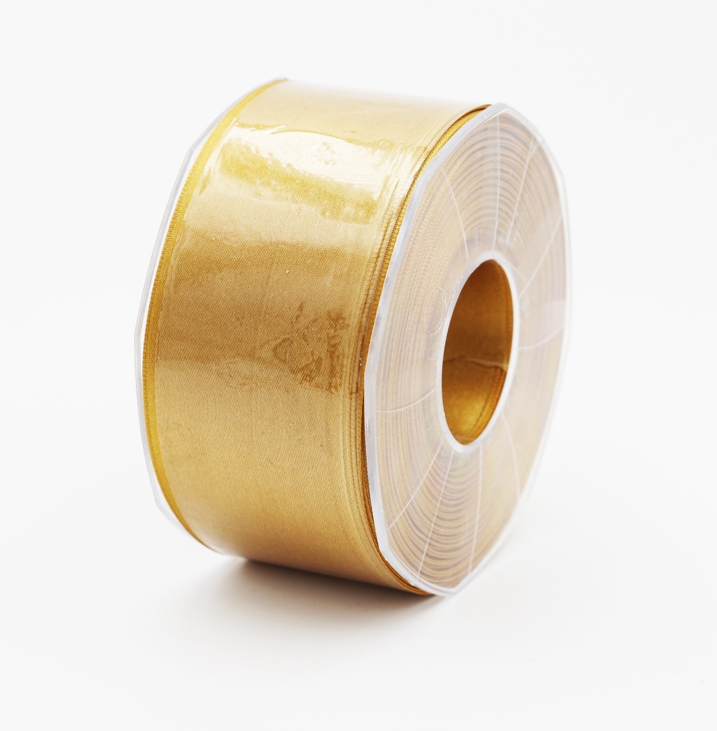 Furlanis nastro di raso giallo ocra colore 1085 mm. 48 Mt. 25