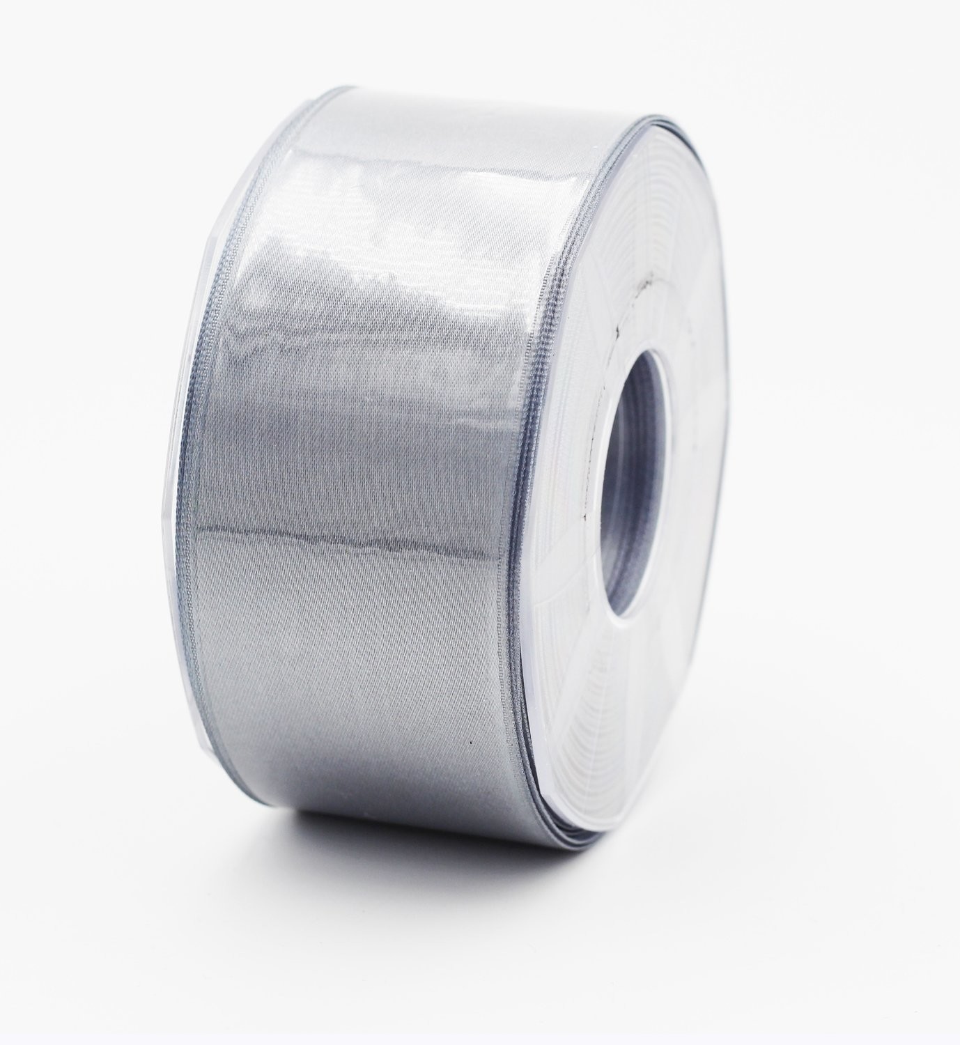 Furlanis nastro di raso grigio medio colore 75 mm. 48 Mt. 25