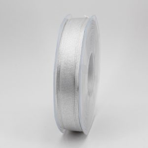 Furlanis nastro doppio raso lurex argento colore 101 mm.16 Mt.50