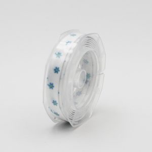 Furlanis nastro cantè con fiorellini celeste colore 56/593 mm.10 Mt. 15