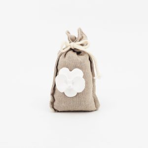 Sacchetto profumato orchidea beige Pz.12