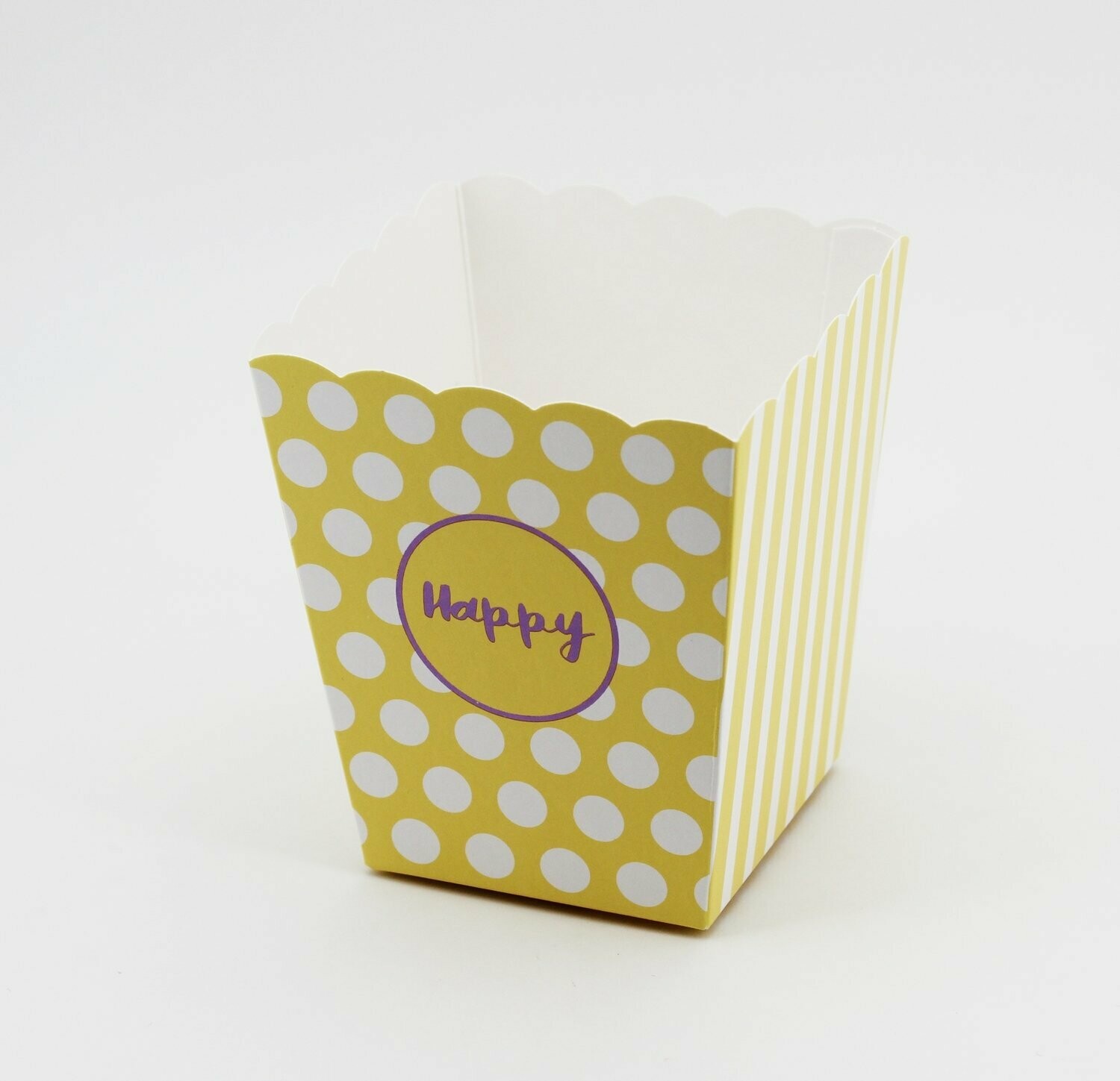 Vaso giallo per confettata Pz.10