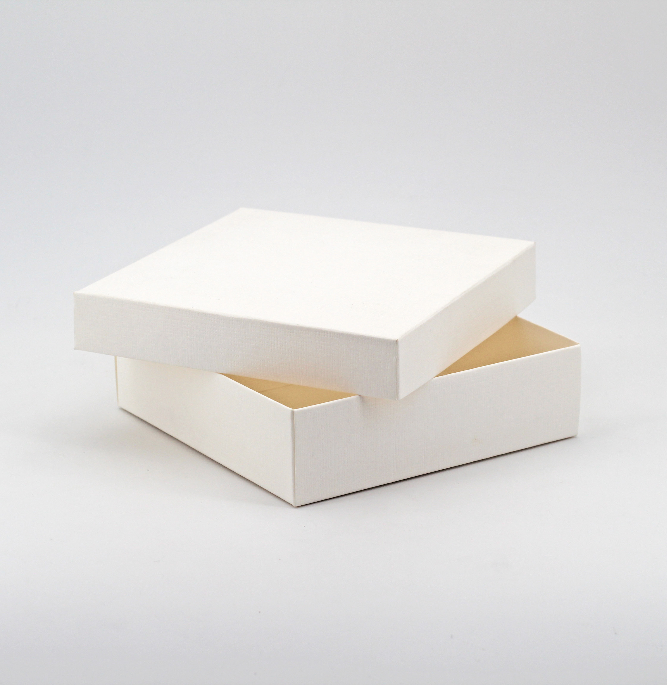 Scatola seta bianco fondo e coperchio Pz.10 - immagine 3