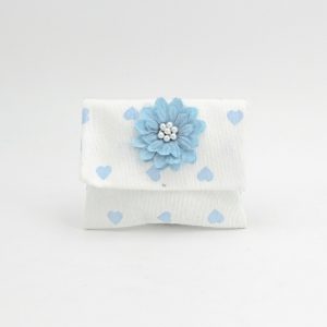 Busta cuoricini con fiore Pz. 19