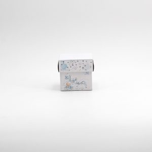 Scatola fondo e coperchio cicogna celeste Pz. 10