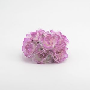 Applicazione rosa organza grande lilla sfumato Pz. 72