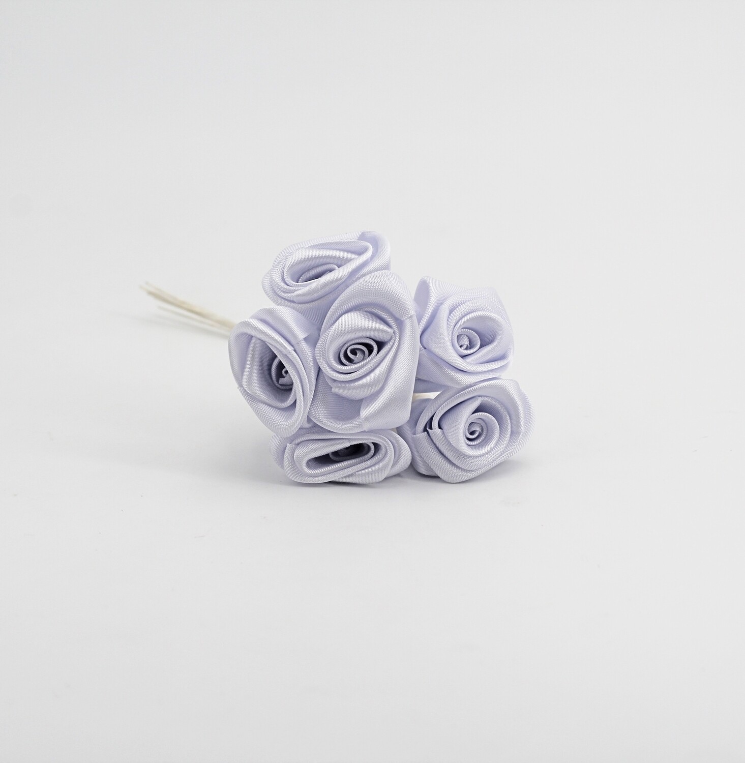 Applicazione rosa doppio raso Pz. 72