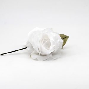 Applicazione rosa bianca Pz. 9