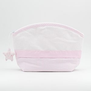 Pochette rosa per neonati con cerniera Pz. 1