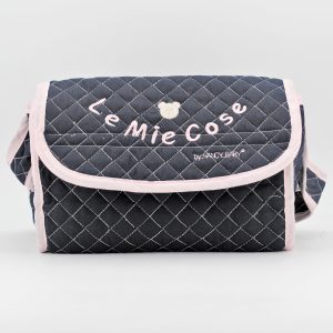 Borsa portaoggetti blu e rosa le mie cose Pz. 1