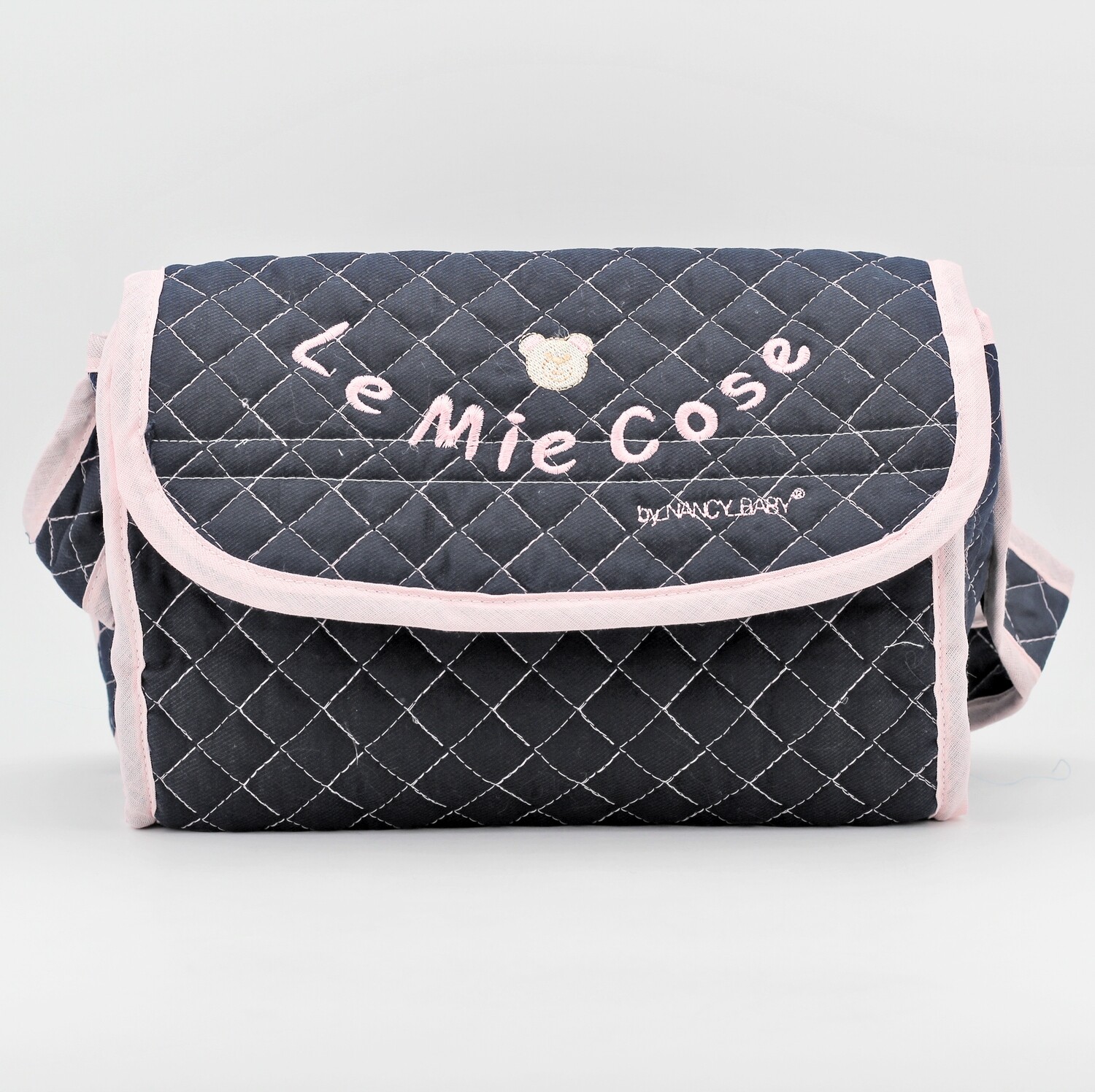 Borsa portaoggetti blu e rosa le mie cose Pz. 1