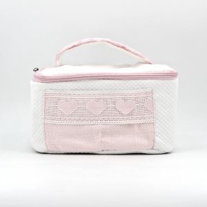 Beauty bianco e rosa idea ricamo Pz. 1