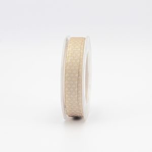 Furlanis nastro canetè beige colore 2 fantasia cuoricini mm.10 Mt.15