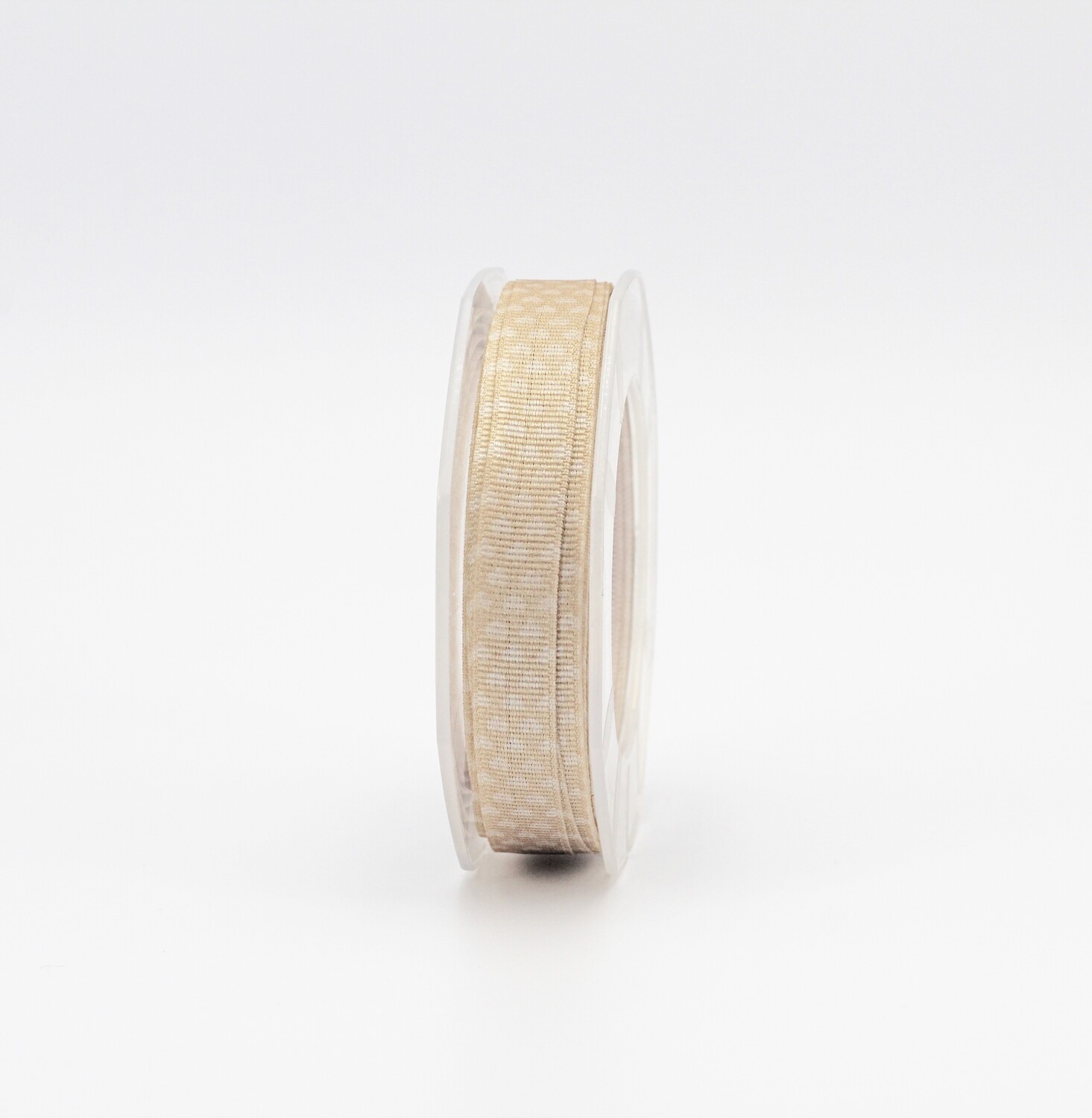 Furlanis nastro canetè beige colore 2 fantasia cuoricini mm.10 Mt.15 - immagine 2