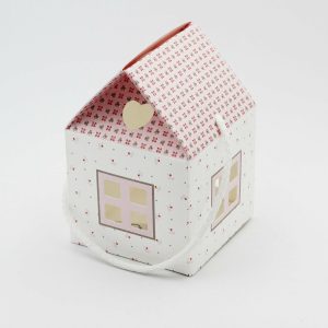 Scatolo casetta bloom rosa Pz. 10