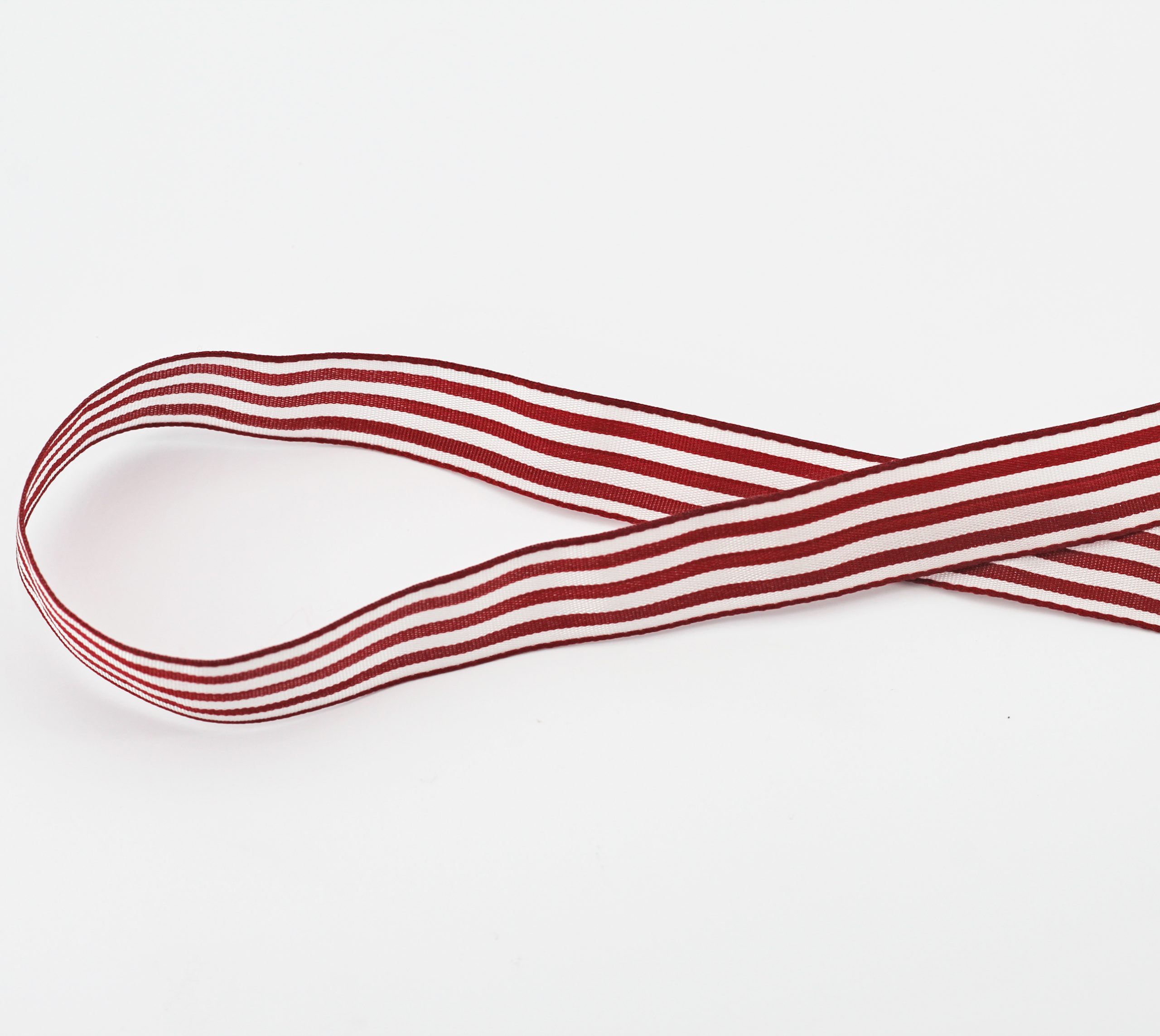 Furlanis nastro bamby rigato rosso colore 46 mm.15 Mt. 25 - immagine 3