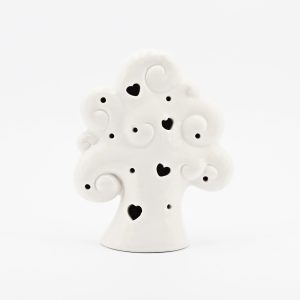 Bomboniera albero traforato grande con led Pz.1