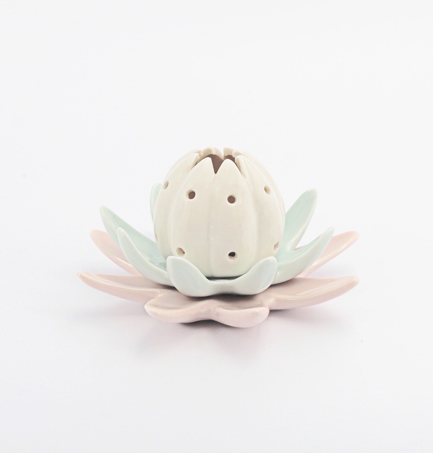 Bomboniera fiore a led tricolore Pz. 1 - immagine 2