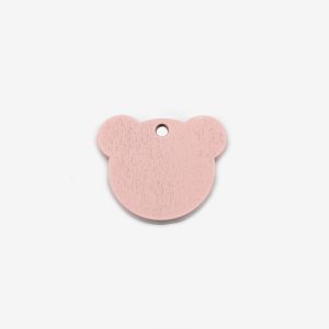 Applicazione set orsetti rosa con foro Pz.1
