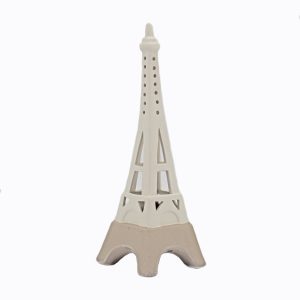 Bomboniera in porcellana torre eiffel grande con led Pz. 1