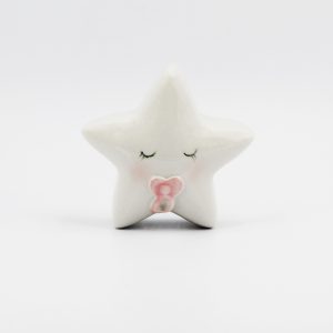 Stellina con led rosa Pz. 1