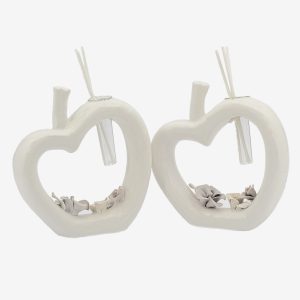 Bomboniera profumatore grande mela due soggetti assortiti Pz. 2