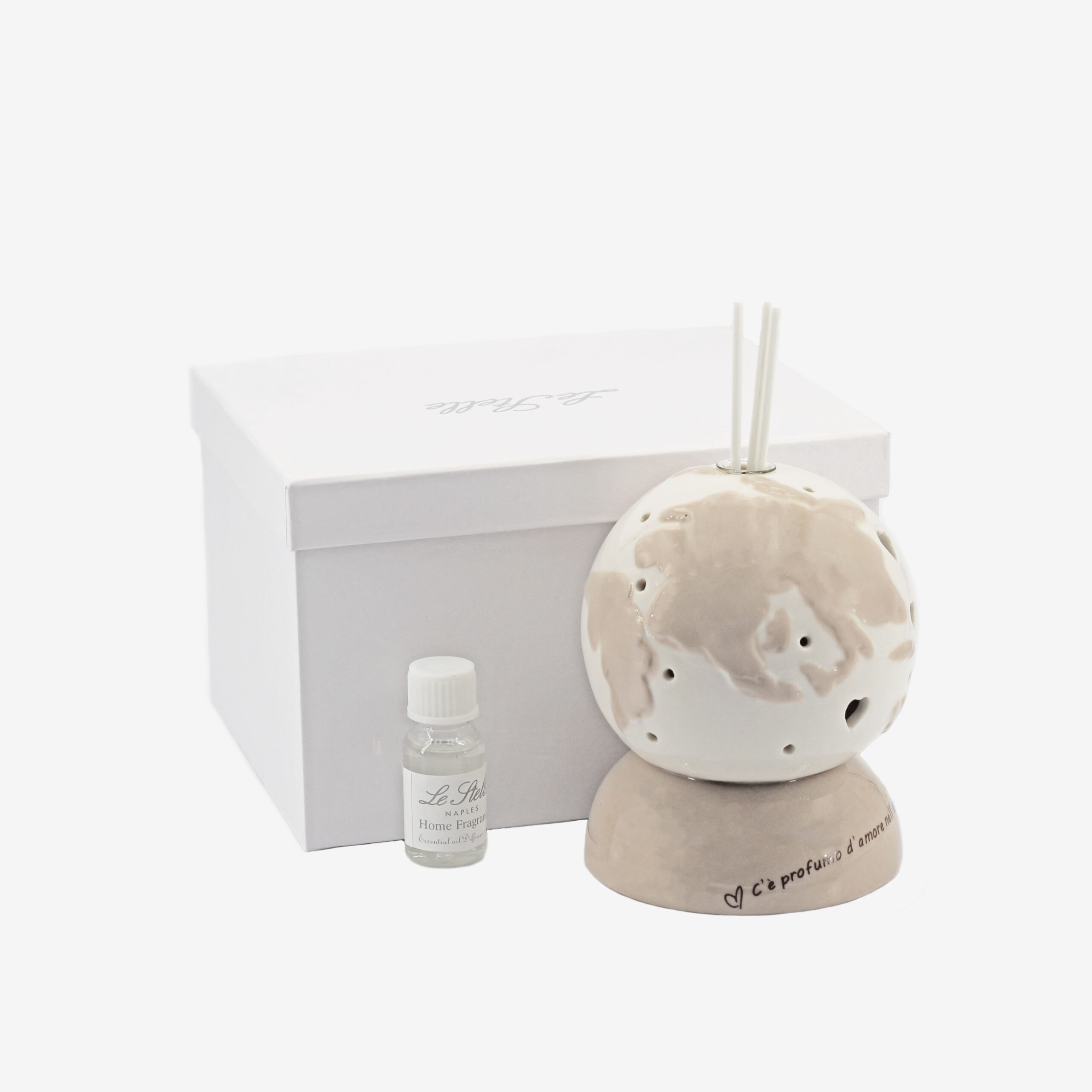 Bomboniera profumatore globo con led Pz. 1 - immagine 3