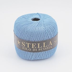Silke by Arvier Cotone Filo di scozia stella colore 70 Celeste scuro misura 16/3 grammi 100 Pz. 10