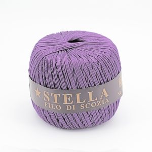Silke by Arvier Cotone Filo di scozia stella colore 50 Viola misura 16/3 grammi 100 Pz. 10