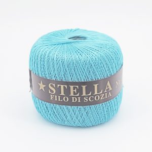Silke by Arvier Cotone Filo di scozia stella colore 610 Turchese misura 12/3 grammi 100 Pz. 10