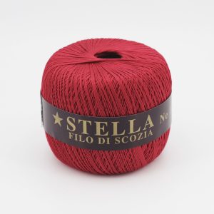 Silke by Arvier Cotone Filo di scozia stella colore 620 Rosso scuro misura 12/3 grammi 100 Pz. 10