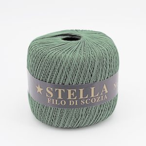 Silke by Arvier Cotone Filo di scozia stella colore 635 Verdone misura 12/3 grammi 100 Pz. 10