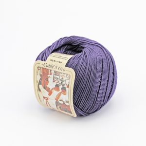 Silke by arvier Filati Cotone Cable’ 5 colore 960 viola grammi 50 Pz. 10