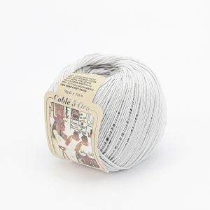 Silke by arvier Filati Cotone Cable’ 5 colore 39 perla grammi 50 Pz. 10