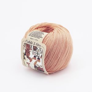 Silke by arvier Filati Cotone Cable’ 5 colore 56 pesca grammi 50 Pz. 10