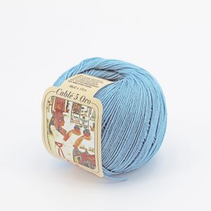 Silke by arvier Filati Cotone Cable’ 5 colore 35 nuvola grammi 50 Pz. 10