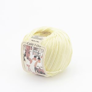 Silke by arvier Filati Cotone Cable’ 5 colore 1 canarino grammi 50 Pz. 10