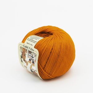 Silke by arvier Filati Cotone Cable’ 5 colore 920 arancio grammi 50 Pz. 10