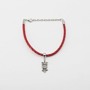 Bracciale con gufetto porta fortuna Pz. 12