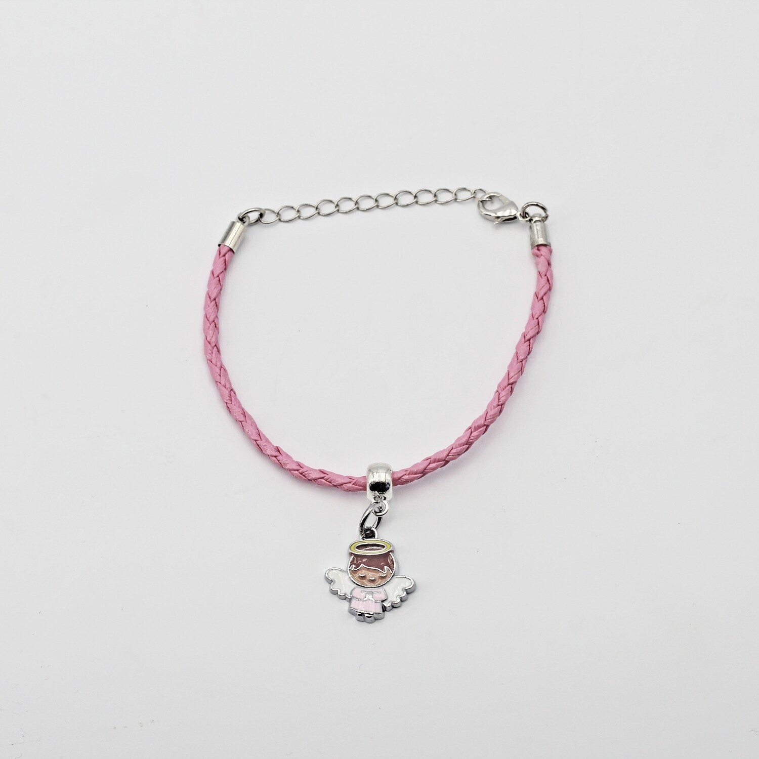 Bracciale con angelo rosa Pz. 12 - immagine 2