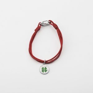 Bracciale con quadrifoglio tienimi con te Pz. 12