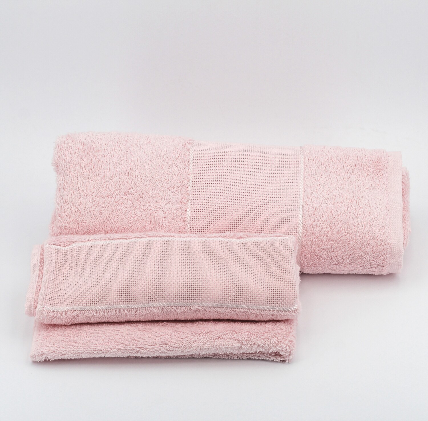 Set asciugamani da bagno rosa Pz. 1 - immagine 2